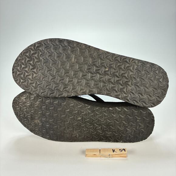 Teva Olowahu Black Thong Sandals Slip On Comfort Flip Flops 6840 Women’s Size 9 - Picture 9 of 9